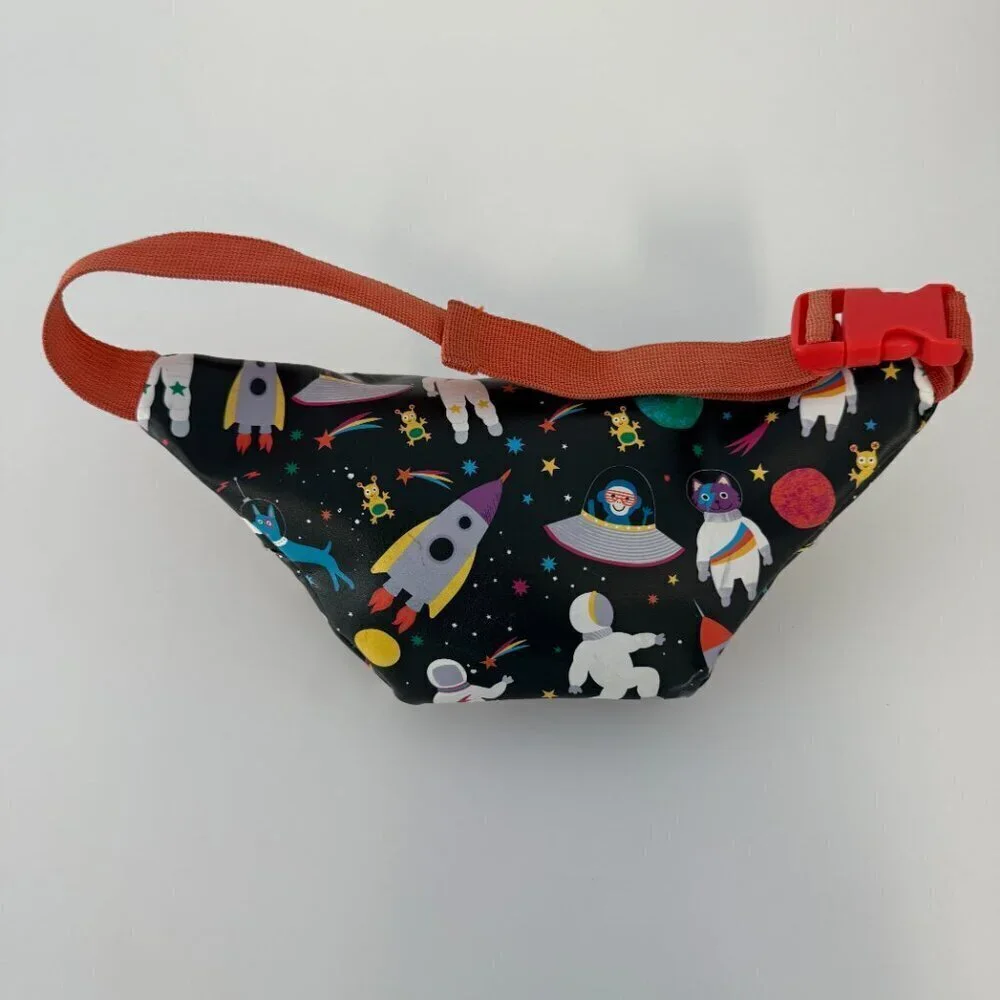 Floss & Rock Black & Red Space Belt Bag Fanny Pack Kids